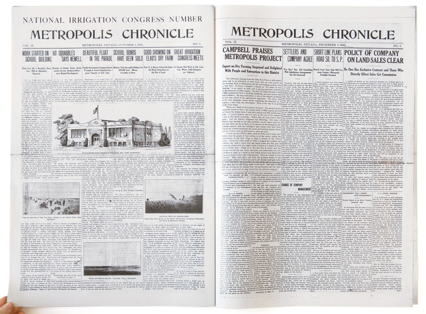 Selected covers of the Metropolis Chronicle
